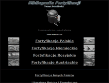 Tablet Screenshot of bibliografia.fortyfikacje.pl